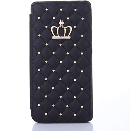 Amazon Huawei P9 Lite ケース P9 Lite カバー ファーウェイ P9ライト カバー Huawei P9 Lite レザーケース 可愛い クラウン 手帳型ケース 横置きスタンド機能付き カード収納 マグネット式 財布型カバー 耐衝撃 全面保護 スマートフォンケース Astarz 電話 携帯