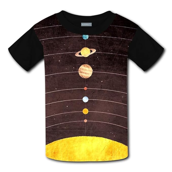 Amazoncom Kids Solar System T Shirtstee Shirt 3d Print