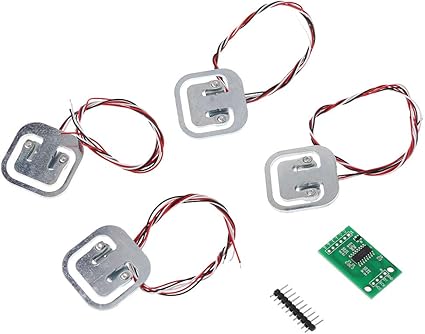 Landum Celle Di Carico 4 Pezzi 50 Kg Per Scala Umana E Kit Modulo Ad Hx711 Kit Di Misurazione Del Peso Con Ceppi Resistivi Amazon It Casa E Cucina