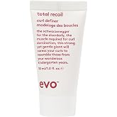 EVO Total Recoil Curl Defining Cream for Curly &amp; Coily Hair - Strong Hold, Anti-Frizz &amp; Moisturizing