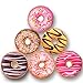 Wemi TIPINOICE Large Doughnut Throw Pillow Soft Novelty Doughnut Shaped Ring Plush Cushion Pillow 40cm