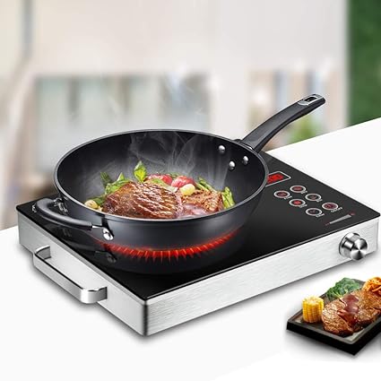 Prakal High End Full Glass Portable Touch Sensor Induction Cooktop