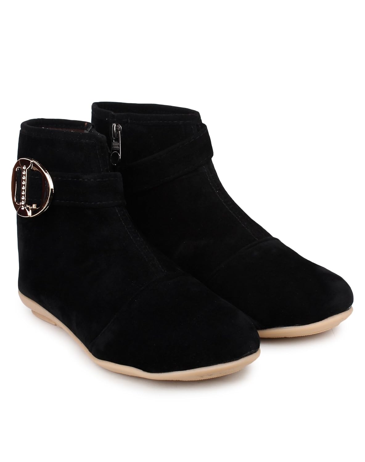 do bhai boot-daimond-buckle fashionable, stylish & smart casual boots for women