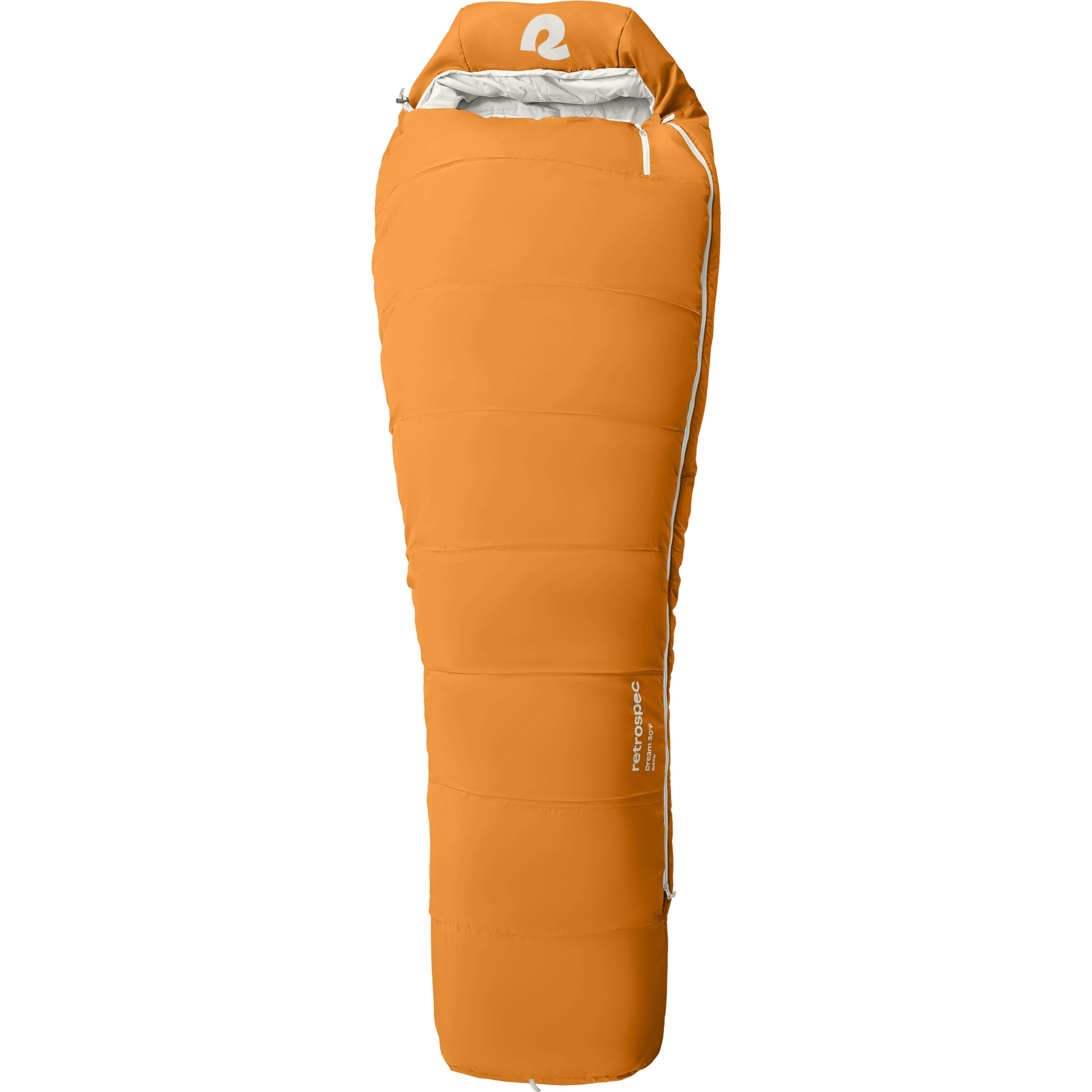 Photo 1 of Retrospec Dream 30 Sleeping Bag - Mummy Style for Camping, Insulated Cold Weather, Lightweight Stuff Sack, Water-Resistant, Adjustable Draw Cords, Adult
