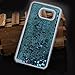 Samsung Galaxy S7 Edge case,Crosstree Liquid, Appmax Cool Quicksand Moving Stars Bling Glitter Floating Dynamic Flowing Case Liquid Cover for galaxy s7 edge. (Star Teal)