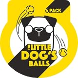 The Dog's Balls Small Yellow 6-Pack Dog Tennis Balls Non-Abrasive Felt view 9
