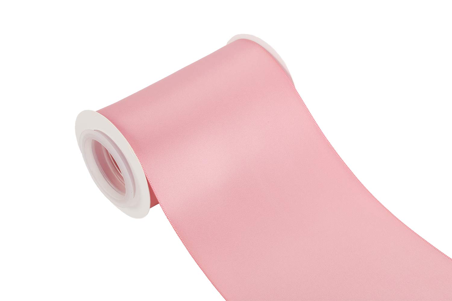 ITIsparkle 75mm Width (3") Double Faced Satin 4.5 Meters (Full Reel) Premium Quality Ribbon Ideal for Crafts/Gift Wrapping/Floristry - Dusty Rose