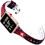 X4-Tech Compatible with Apple Watch Band 38MM/40MM, 42MM/44MM Silicone Choose Color iWatch Replacement Sports Wristband for iWatch Series 4/3/2/1