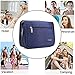 Hanging Toiletry Bag,Portable Travel Cosmetic Bag by EVATECH Waterproof Makeup Bag Organizer Women and Men Shaving Kit for Camping Vacation Travel Accessories with Study Hook (Navy)