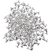 diyhub 100Pcs Plated Dolphins Charms Antique Dolphin Spacer Beads Tibetan Vintage Dolphin Charm for DIY Necklace Jewelry Making