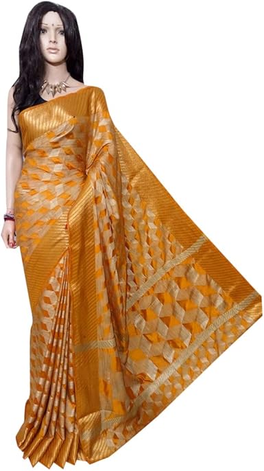 golden saree party wear