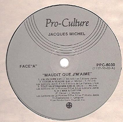 Jacques Michel Jacques Michel Maudit Que J M Aime Lp Vg Nm Canada Pro Culture Ppc 6030 Amazon Com Music Jacques Michel Jacques Michel Maudit Que J M Aime Lp Vg Nm Canada Pro Culture Ppc 6030 Amazon Com Music