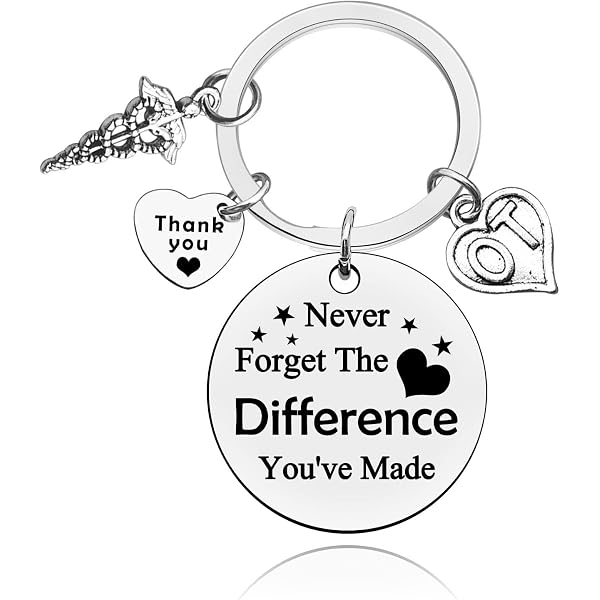 Respiratory Therapist Gift Keychain - Inspirational RT Student & Graduation Present
