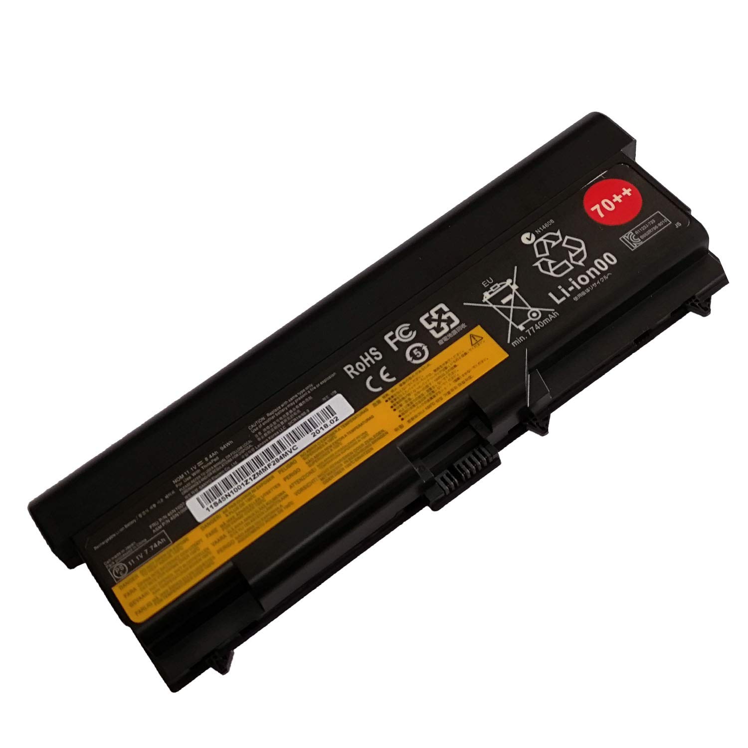 70++ Laptop Battery Replacement for Lenovo ThinkPad T430 T430I T530 T530I W530 L430 L530 45N1000 45N1001 45N1003 45N1004 45N1005 45N1106 45N1107 45N1010 45N1011 45N1013 0A36303 0A36302 (11.1V 94Wh)