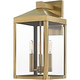 Livex Lighting 20584-01 Nyack Antique Brass 3 Light Outdoor Wall Lantern