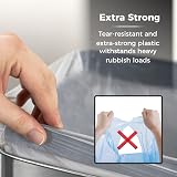 Tower 42-58L Lemon Scented Heavy Duty Bin Liners 20 Pack White view 5