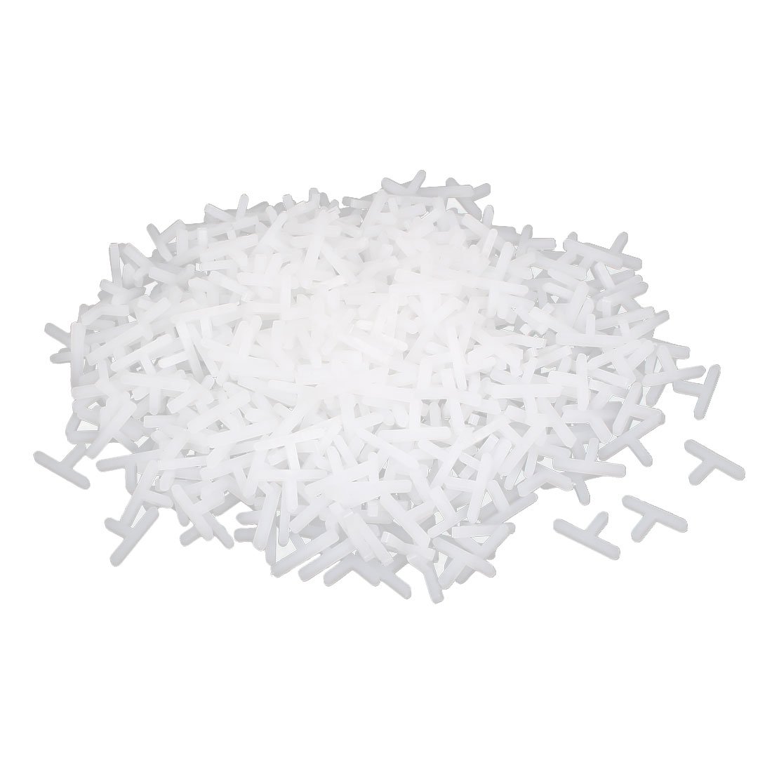 Sourcingmap Wall Floor Tile Plastic T Type Spacers Tiling Tools 3mm White 1000pcs