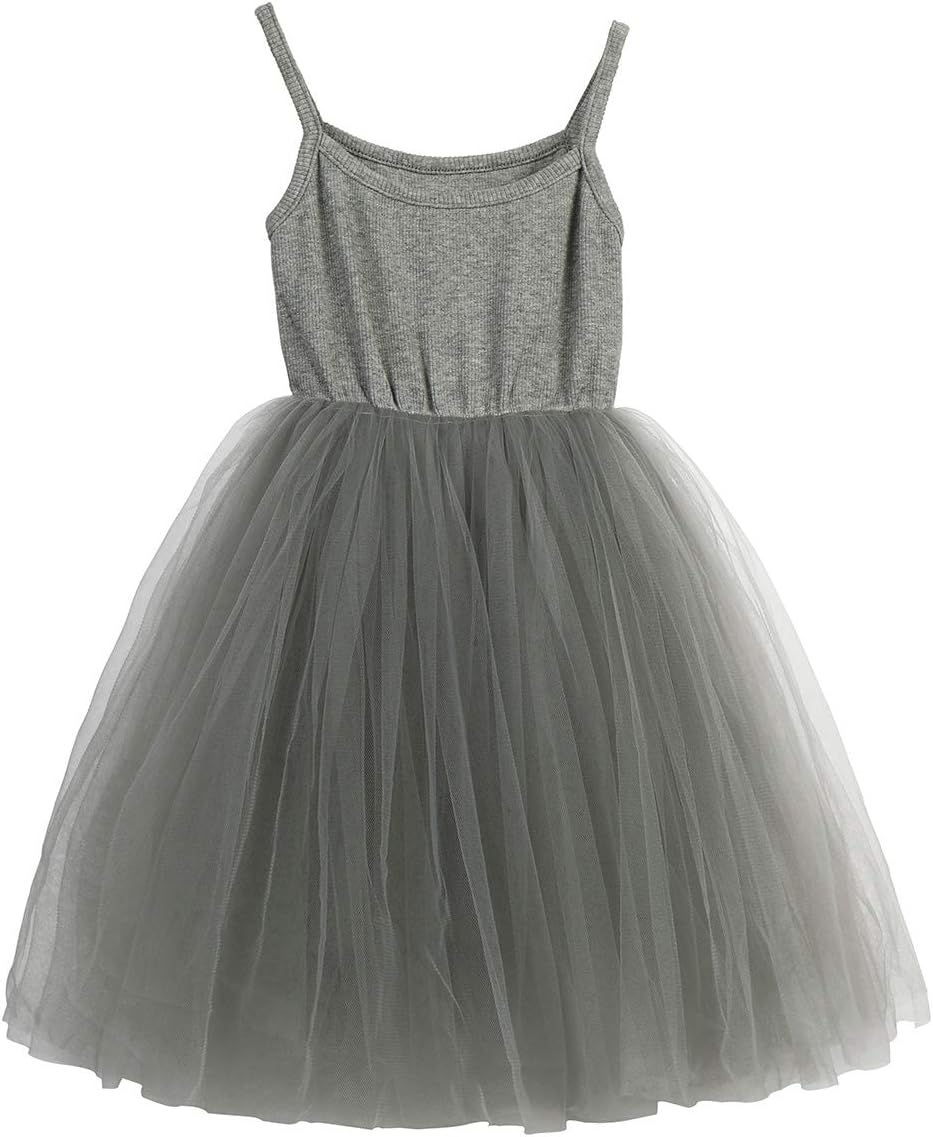 Baby Girls Toddler Tutu Dress Long Sleeve/Sleeveless Princess Infant Tulle Sundress
