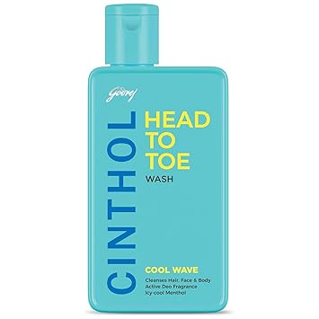 Cinthol Head to Toe, 3-in-1 Wash (Shampoo, Face and Body)