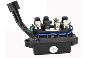 BOOTOP PIN Relay Assy 63P-81950-00-00 Trim Relay for Yamaha Trim Relay Outboard 4 Stroke Engine F150 & 250 40HP 50HP 60HP 75HP 90HP Replace 63P819500000 TRM6003 Outboard Trim Relay (2 pins)