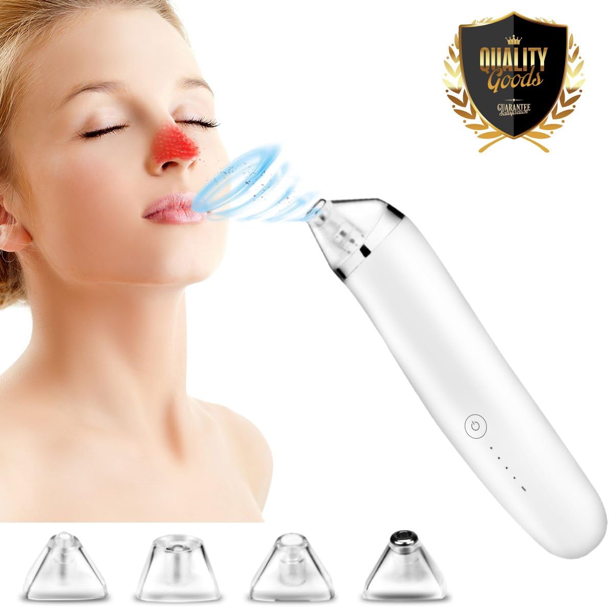 Blackhead Remover Tool Blackhead Vacuum Pore Vacuum Suction Remover Extractor Microdermabrasion Machine Pore Cleanser Electric Rechargeable Facial Steamer Pore Pimple Vacuum for Men Women