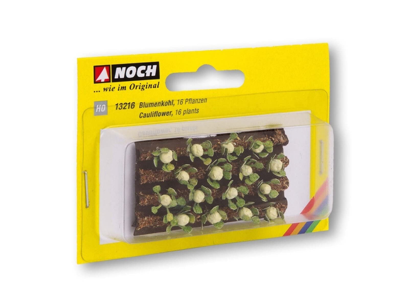 Noch Cauliflower 16 Plants, 3 x 6 cm