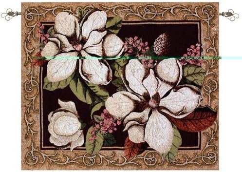 Amazon Com Magnolias En Flor Tapiz Para Colgar En La Pared Home