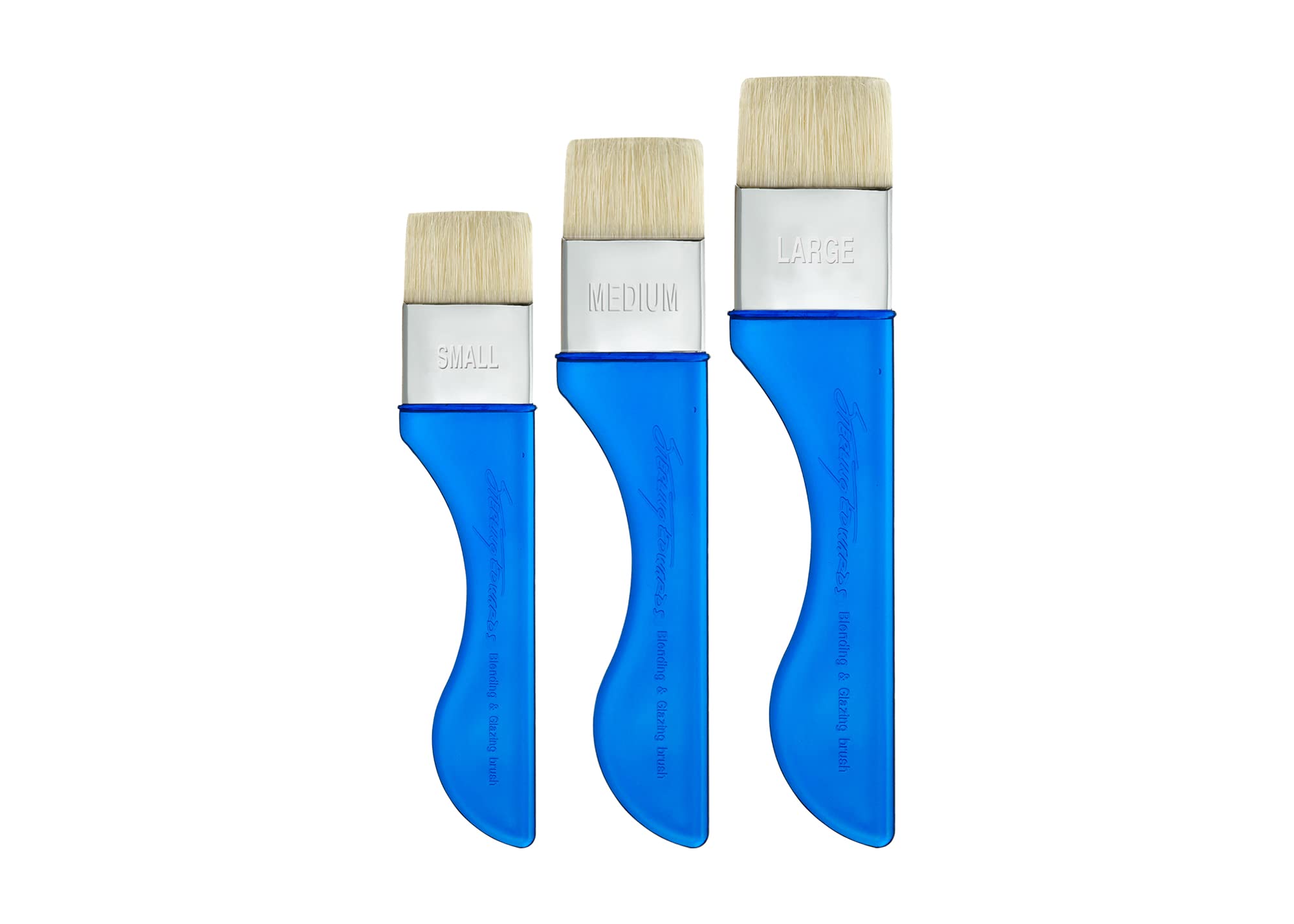 Photo 1 of Sterling Edwards Signature Series Watercolor Artist Paint Brush - Blender and Glazing Brush for Watercolor Paint - Set of 3 (1", 1.5", & 2")