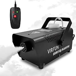Smoke Machine, VIRFUN Fog Machine with Wired Remote