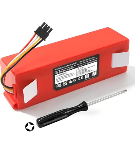 Vervangende Accu 14,4V 5200mAh – Compatibel Met Xiaomi S50/S51/S52/S55/T4/T6/T7/E4 En Andere Robotstofzuigers, Vervangt BRR-2P4S-5200S/D