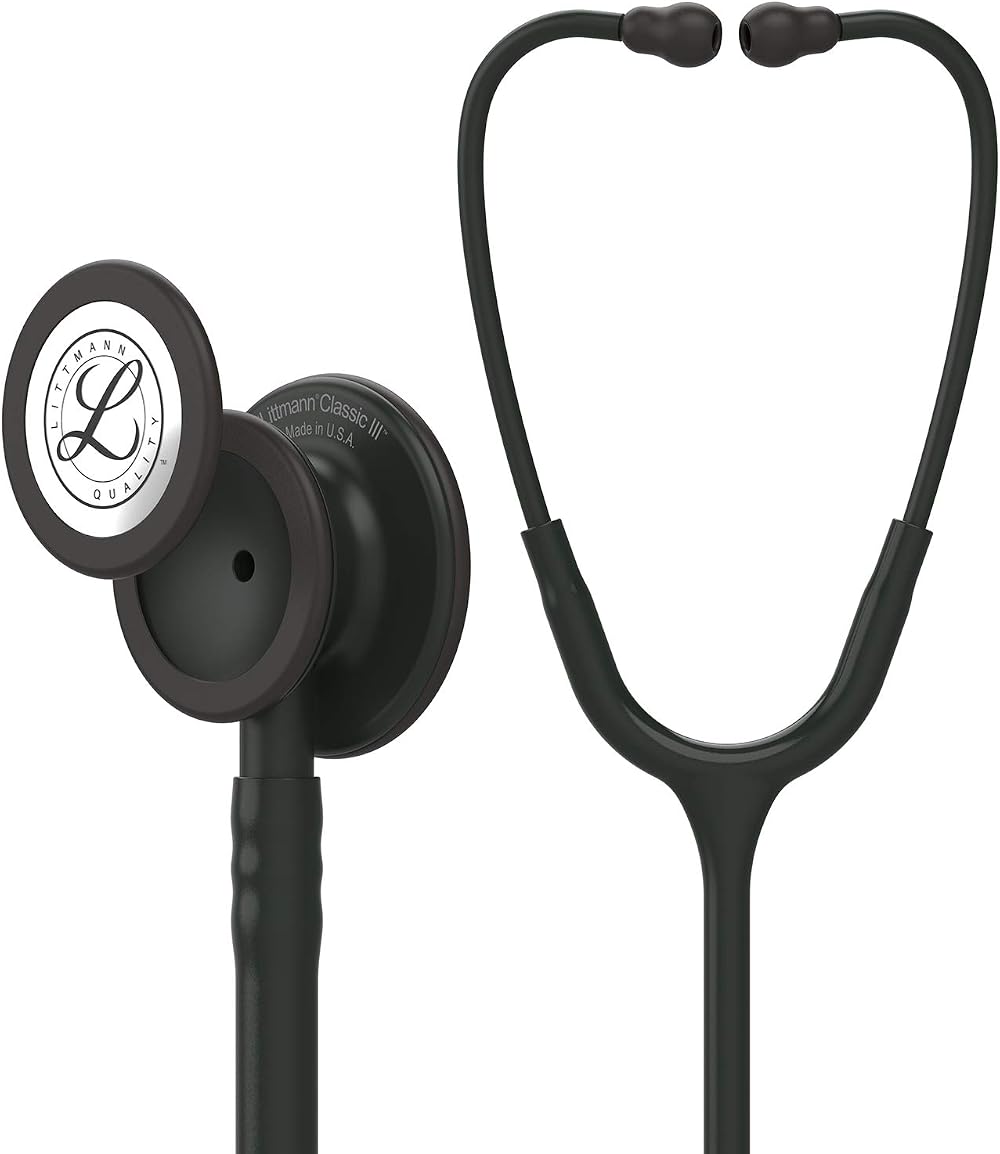 Littmann Classic III Monitoring Stethoscope Black Edition 27 inch 5803