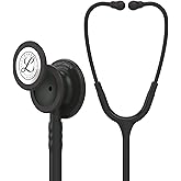 3M Littmann Classic III Monitoring Stethoscope, 5803, More Than 2X as Loud, Weighs Less, Stainless Steel Black-Finish Chestpi