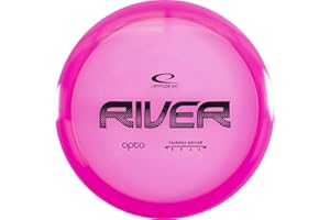 LATITUDE 64° GOLF DISCS Latitude 64 Opto River Disc Golf Fairway Driver | Easy to Throw Fairway Driver Disc Golf for Beginners | Durable Premium Plastic | High Glide w/Straight Flight & Great Control | 170g+ (Pink)
