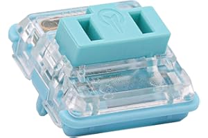 COISUIM Kailh PG1350 Choc V1 70PCS Mechanical Keyboard Switch kailh Low Profile switches Chocolate Mechanical Keyboard Switch RGB SMD 5-Pin Kailh Switches (Robin,70Pcs)