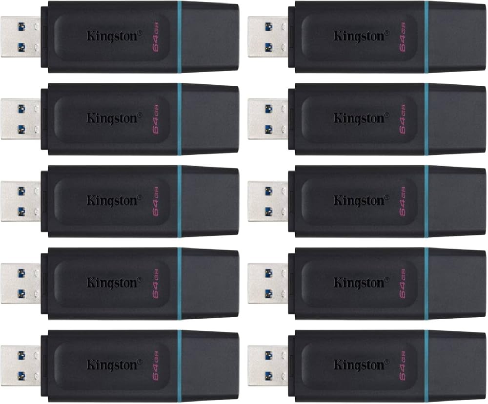 Kingston DataTraveler Exodia 64GB DTX/64GB Flash Drive 10 Pack