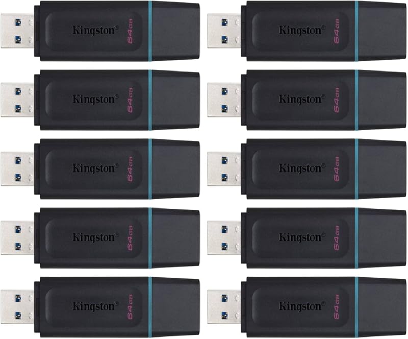 Kingston DataTraveler Exodia 64GB DTX/64GB Flash Drive 10 Pack