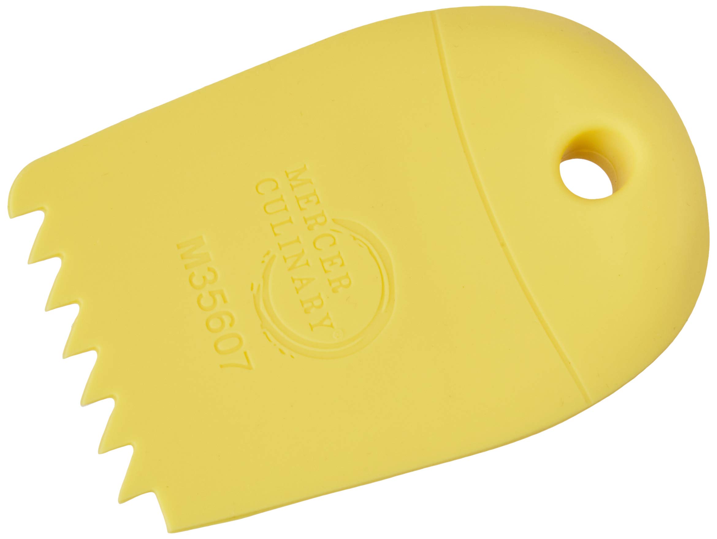 Mercer Culinary Silicone Saw Tooth Plating Wedge, Multi-Colour, 3 3/4" x 2 1/2" (9.5 x 6.4 cm)