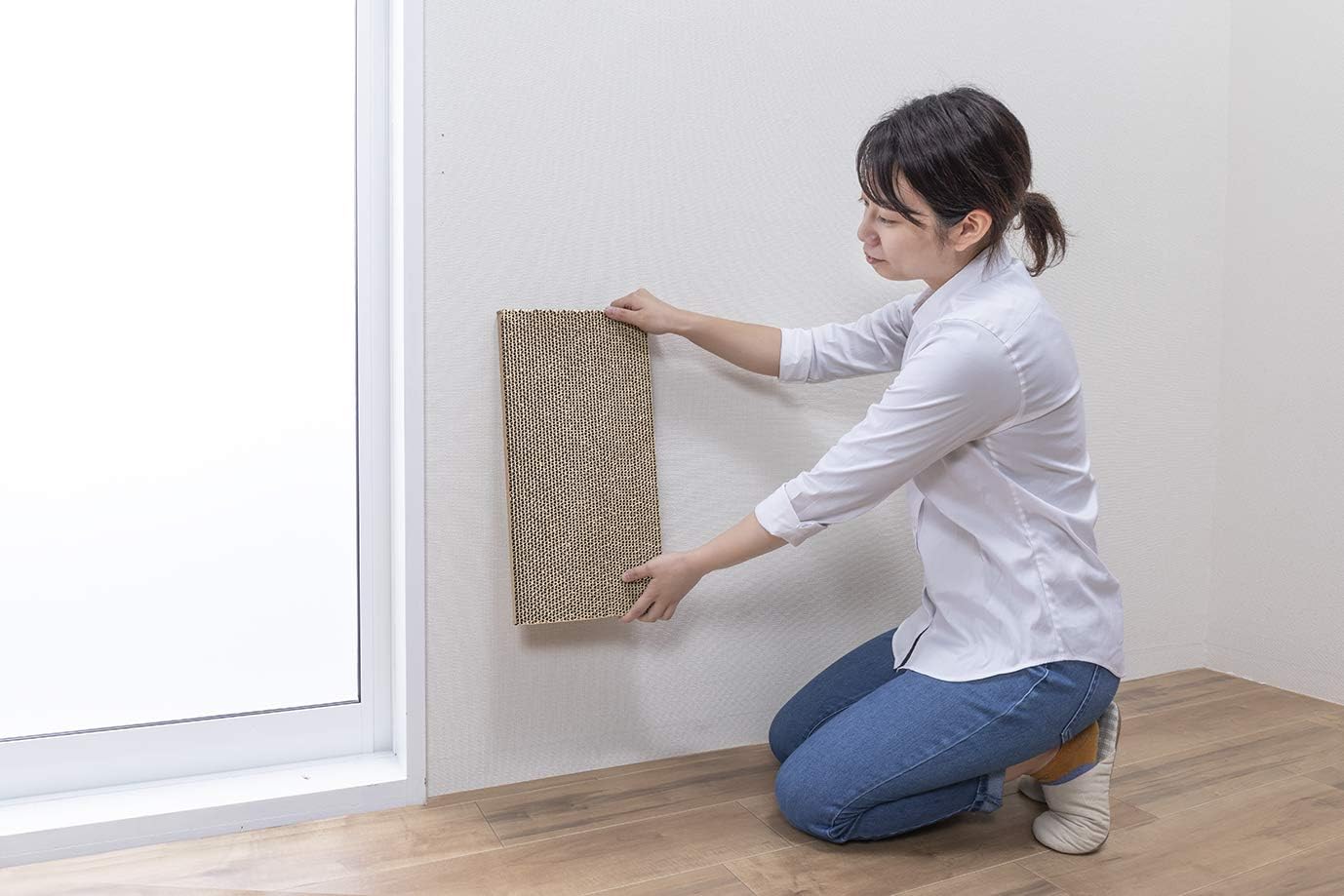 Amazon サンコー Sanko 吸着壁に貼れる猫のつめとぎ 段ボール 1枚 サンコー Sanko 爪とぎ 通販