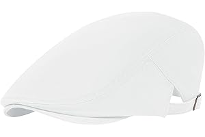 WRTTR Newsboy Cap Men Hat Flat Cap 100% Cotton Adjustablef for Men Golf Driving Fishing Hunting Newsies Paperboy