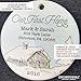 DIGIBUDDHA Grandma & Grandpa Ornament Gift First Christmas as New Grandparents Ceramic Family Keepsake Present 1st Holiday as Grandmom & Grandpop 3