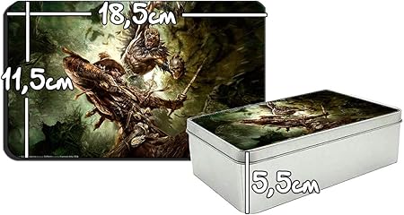 MasTazas Warhammer A - Caja de Lata de Metal: Amazon.es: Hogar