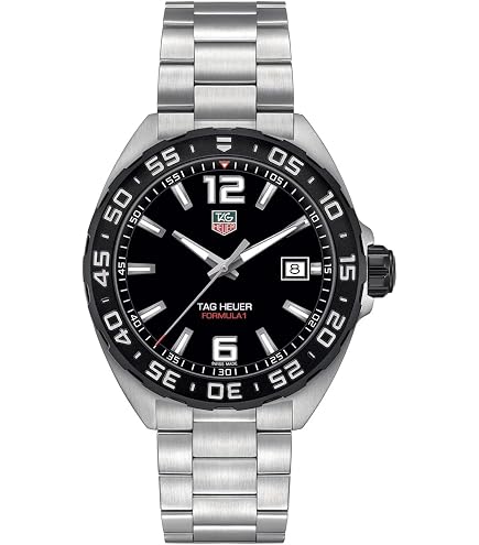 Amazon.com: Tag Heuer Carrera Calibre 5 Black Dial Men's Watch