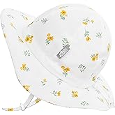 JAN & JUL Adjustable Cotton Floppy Sun Hat with 50+ UPF Protection for Girls