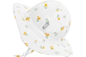 JAN & JUL Adjustable Cotton Floppy Sun Hat with 50+ UPF Protection for Girls