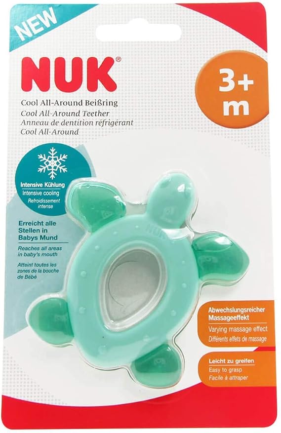 1 Pieces Multicolore Nuk Extra Cool Anneau De Dentition Avec Effet De Refroidissement Et Massage A Partir De 3 Mois Bebe Puericulture Bebe Crownadv Co Il