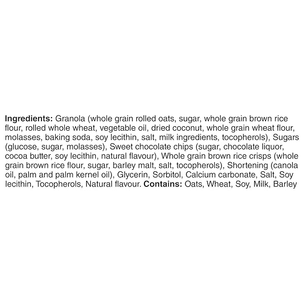 QUAKER CHEWY CHOCOLATE CHIP GRANOLA BARS, 960G/33.9 OZ., (40 COUNT) {IMPORTED FROM CANADA}
