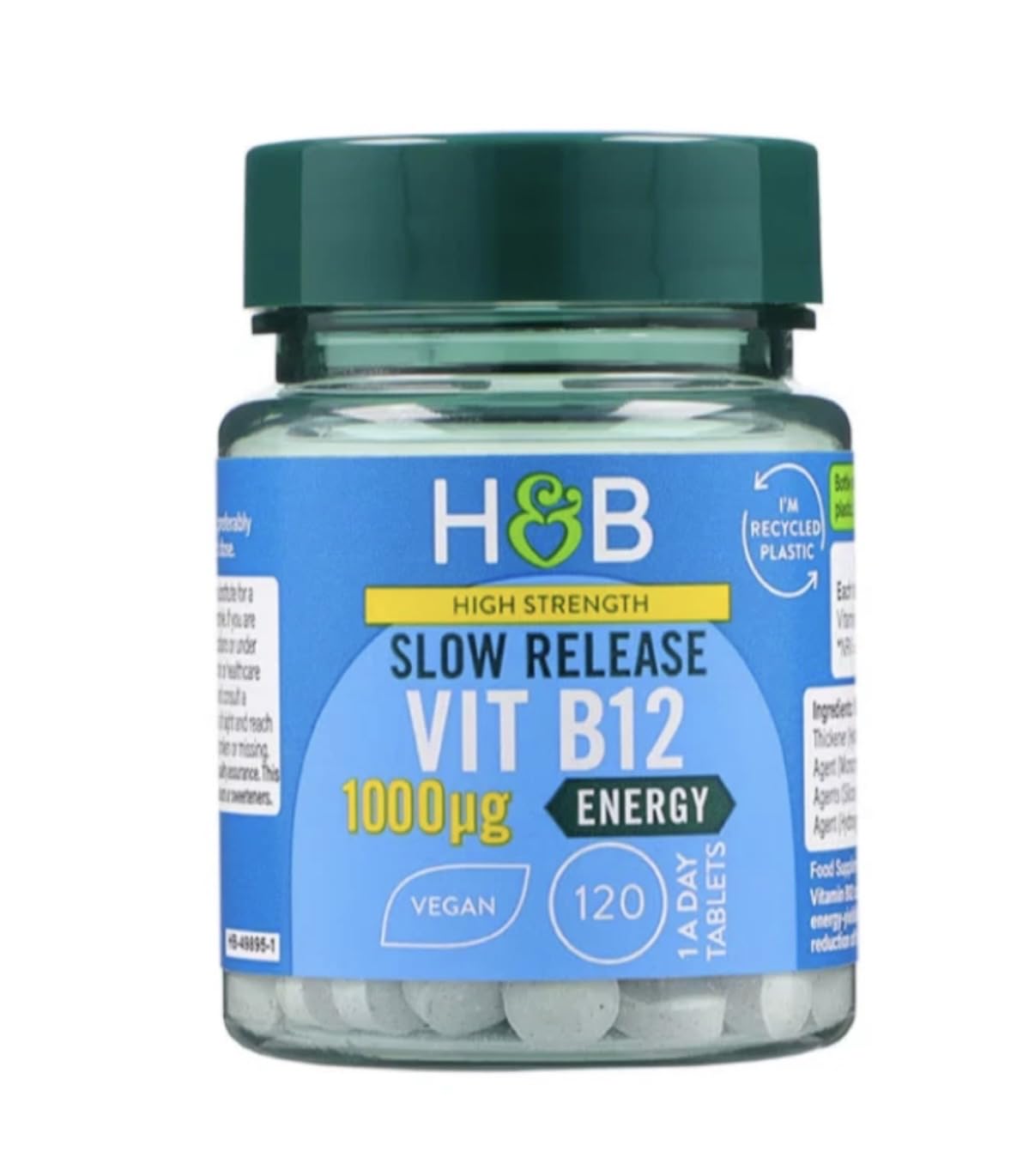 Holland & Barrett Timed Release Vitamin B12 100 Tablets 1000ug