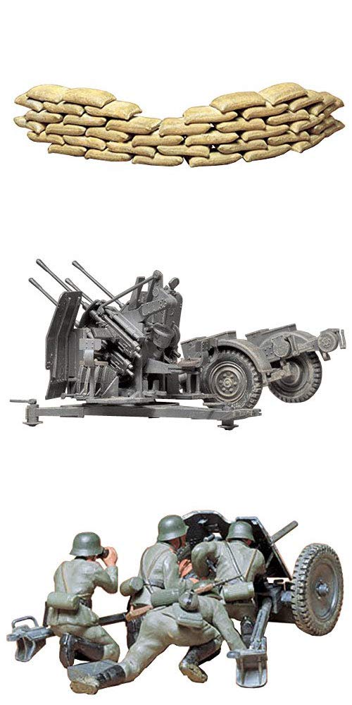 Buy 3 Sets Of Tamiya Military Assembly Models Bundle German Weapons 37 Mm Anti Tank Gun Pak 35 36 Mm Quad Flak Flakvierling 38 And Sad Bag Sets Japan Import Online At Desertcartzambia