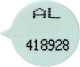 GoSecure Security Seals Numbered Round White 15mm x 9mm Pack of 500 view 2