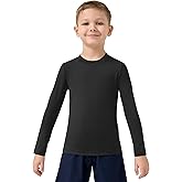 Dreammonkey Boys Compression Shirt Youth Kids Long Sleeve Baseball Football Undershirt Girls Quick Dry Sports Base Layer